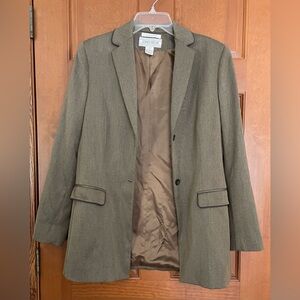 Jones New York Brown Tan Women’s Blazer Sz 8